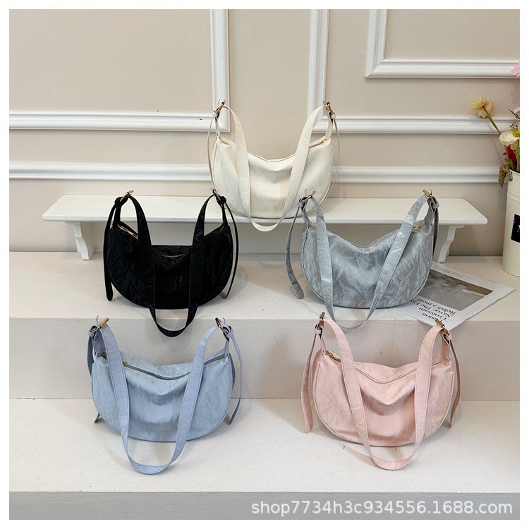 Soft PU Leather Crossbody Bag, Korean Style, 2026 New - Image 4