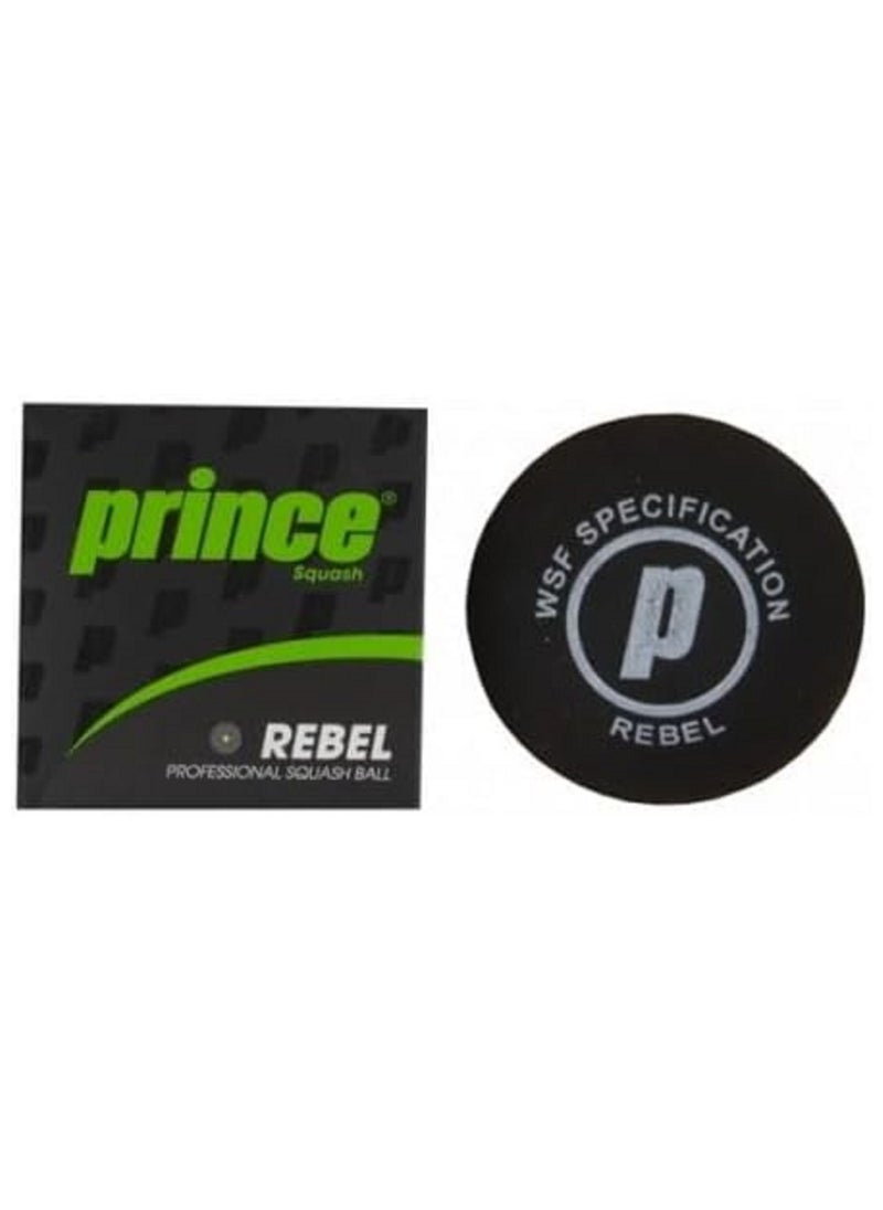 Prince Squash Balls Rebel Single Yellow 1 Dozen Box  - Image 3