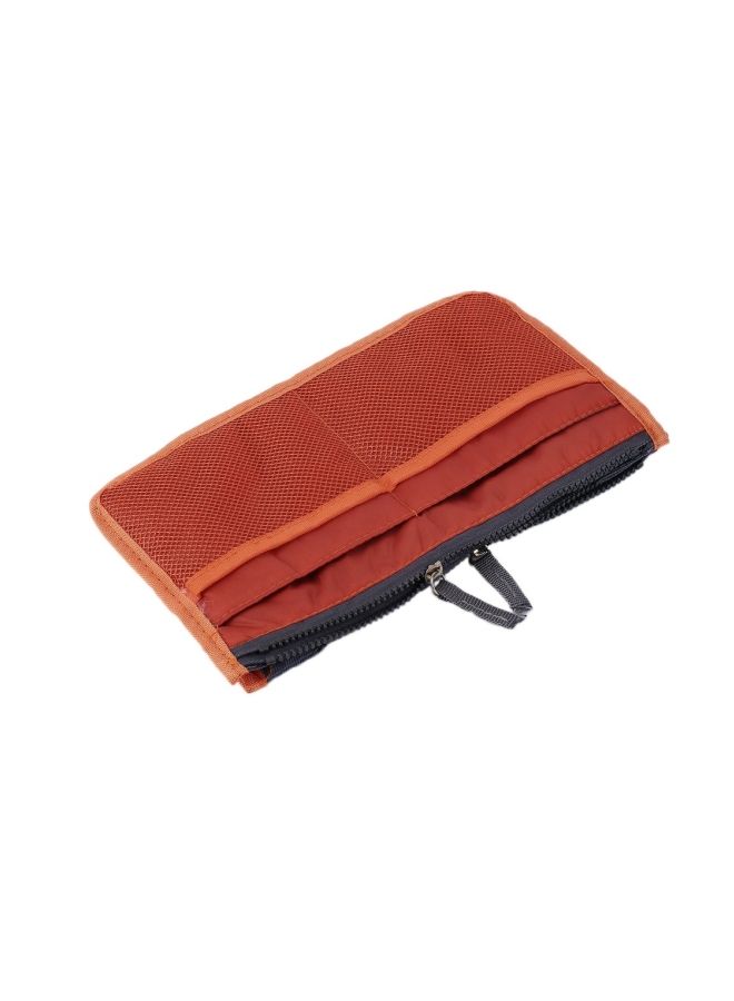 NIBEMINENT Waterproof Cosmetic Bag Orange/Blue/Black - Image 5