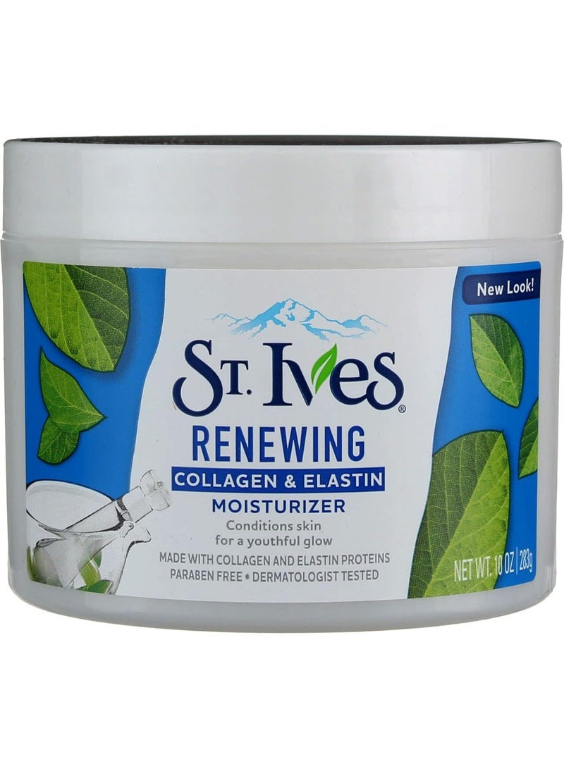 St. Ives Collagen & Elastin Moisturizing Face Cream – Deep Hydration, Skin Renewal, and Youthful Radiance – Large Size 283g - Image 1