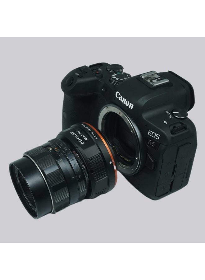 PHOLSY M42 to EOS RF-Mount Adapter Compatible with M42 42mm Screw Mount Lens to Canon EOS RF Mount Camera Body for EOS R8, R50, R6 Mark II, R7, R10, R3, R5, EOS R5C, EOS R6, EOS R, EOS RP - Image 3