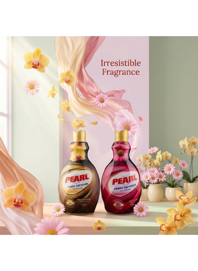 Pearl Fabric Softener Concentrate 2 x 1.5L Promo Pack Orchid Blossom & Daisy Blush Perfume Capsules Long Lasting Fragrance 2 x 1.5L, 3 L - Image 4