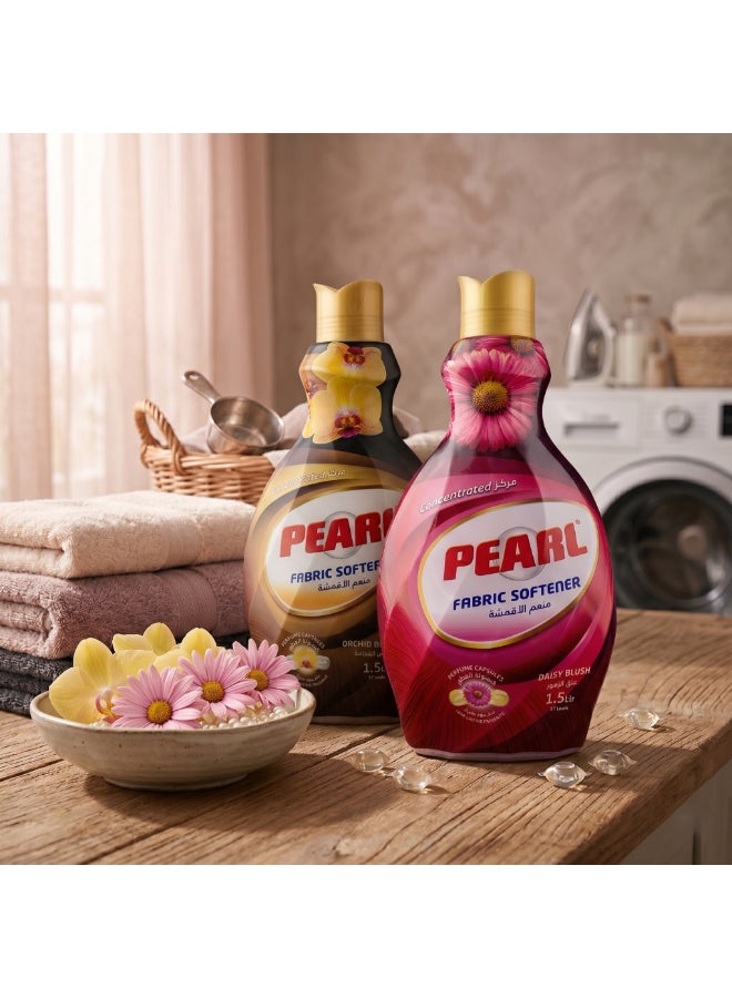 Pearl Fabric Softener Concentrate 2 x 1.5L Promo Pack Orchid Blossom & Daisy Blush Perfume Capsules Long Lasting Fragrance 2 x 1.5L, 3 L - Image 5