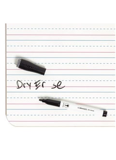 MARKQ [Pack of 3] Lined Dry Erase White Board [A4] for Kids Ruled Writing Board  - Image 5