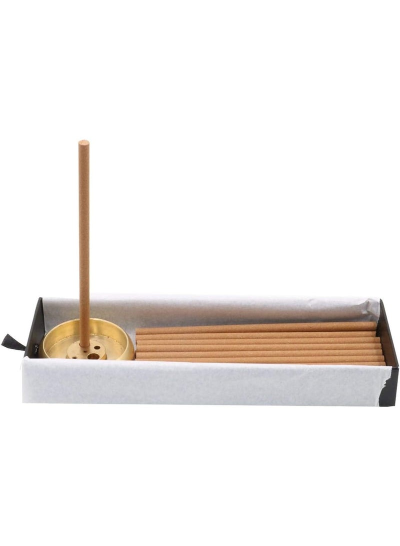 بخور أعواد بخور من خشب العود الكمبودي مع مبخرة نحاسية - Image 3