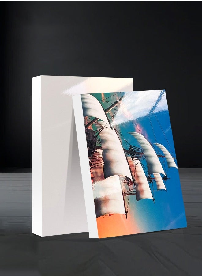 BF HOME 100 Sheets 4x 6inch 4R  230g High Glossy Photographic Paper Waterproof Professional High Glossy Photo Paper for Printer Works with All Inkjet Printers  - Image 1