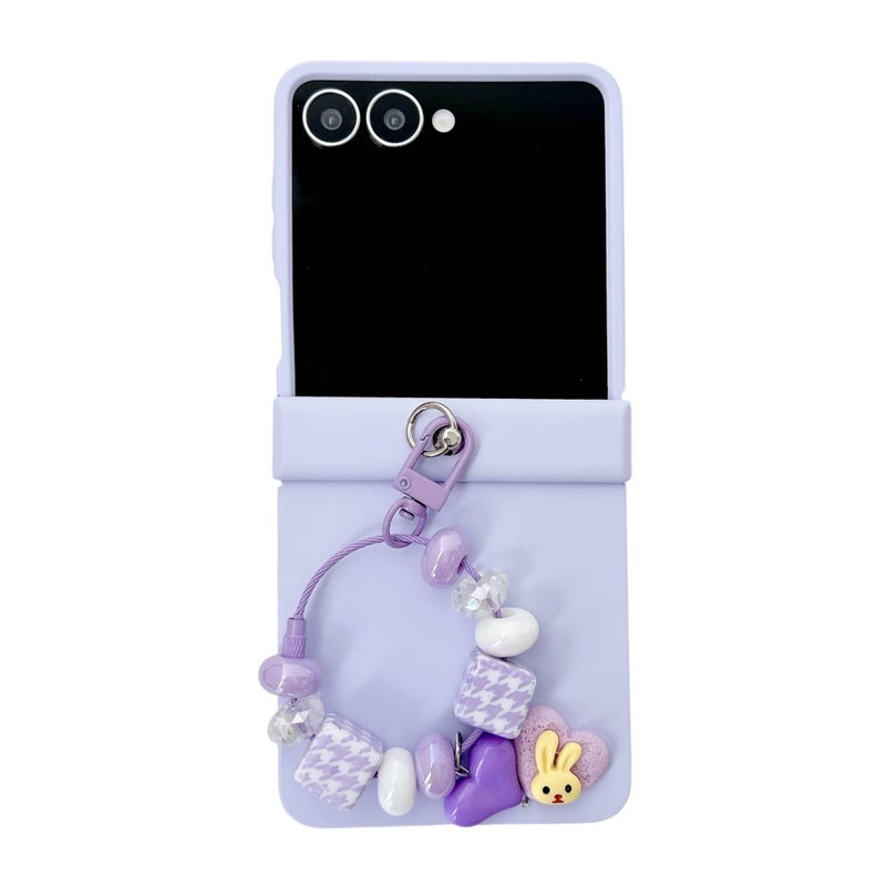 غطاء واقي | بنفسجي | PC | حماية من السقوط | ملمس غير لامع | مقاوم للصدمات لـ Samsung Galaxy Z Flip 6 - Image 1