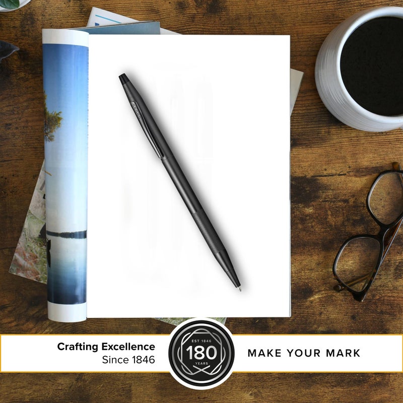 Cross Classic Century Refillable Ballpoint Pen, Medium Ballpen, Includes Premium Gift Box - Black Micro-Knurl - Image 3