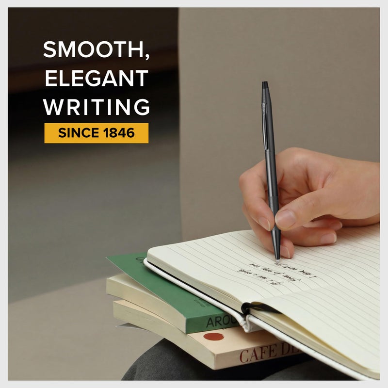 Cross Classic Century Refillable Ballpoint Pen, Medium Ballpen, Includes Premium Gift Box - Black Micro-Knurl - Image 2