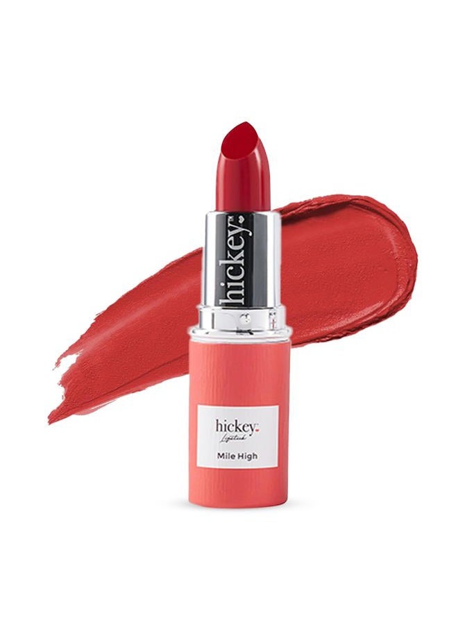 Hickey Lipstick Mile High Organic Perfect Red Lipstick Refill - Long Lasting Lipstick for Women - Hydrating & Moisturizing Shade, Best Lip Color for Women, Gluten-Free & Vegan with Highly Pigmented - Image 1