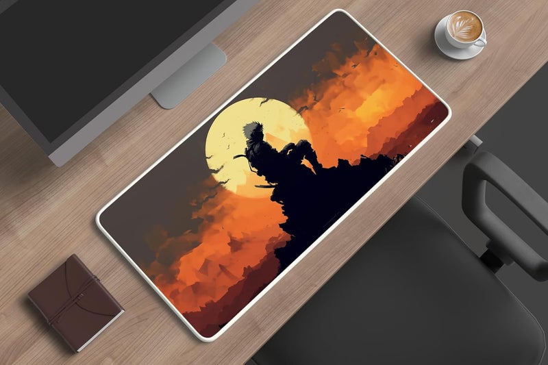 TURTLEWINGS Anime XL Mousepad (Masked Ninja/Mentor Warrior Anime Ninja Series | Village Leader/Chief Ninja) - Image 4
