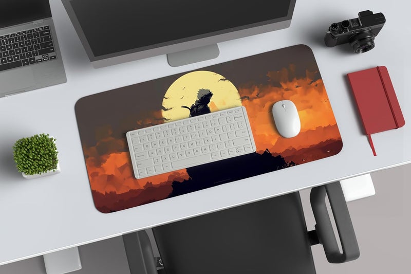 TURTLEWINGS Anime XL Mousepad (Masked Ninja/Mentor Warrior Anime Ninja Series | Village Leader/Chief Ninja) - Image 3