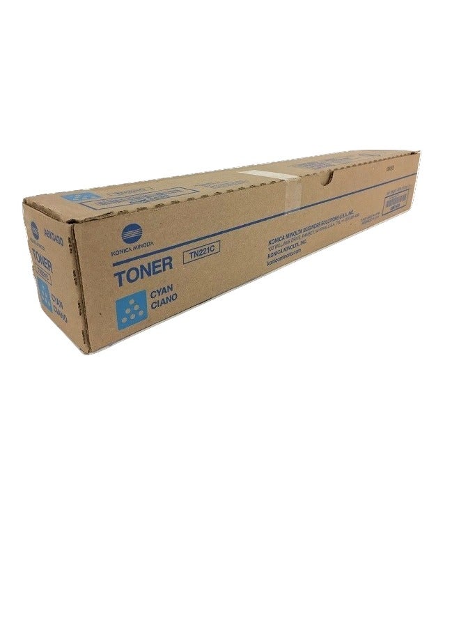 Konica-Minolta Konica Minolta TN221 TN-221C Toner Cartridge for Konica Minolta bizhub C227 C287 Printers, (Cyan) - Image 2