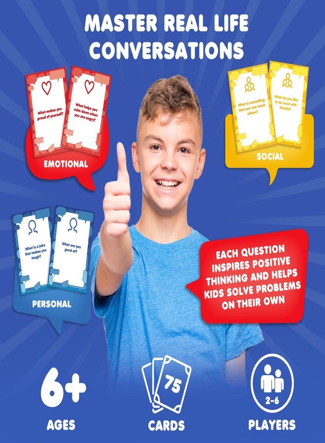 StrongSuit Chitchat Connect Conversation Game | Break the Ice Game for Therapy & Play | Counseling Office Must-Have | Ideal for Therapists & Parents | Build Communication & Social Skills for Teens & Kids - Image 2