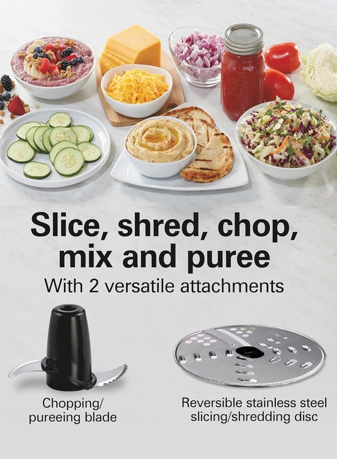 RAF Food Processor with 750ML Processor Bowl, 2-Speed for Chopping, Slicing, Shredding,Mincing & Puree,Stainless Steel Blades, Food Chute & Pusher,600W R.2872 - Image 3