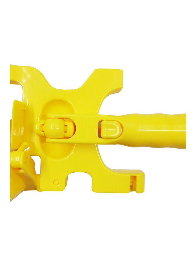 NIBEMINENT Clean-Cut Anti-Smudge Roller Brush for Wall Ceiling Yellow/White - Image 2