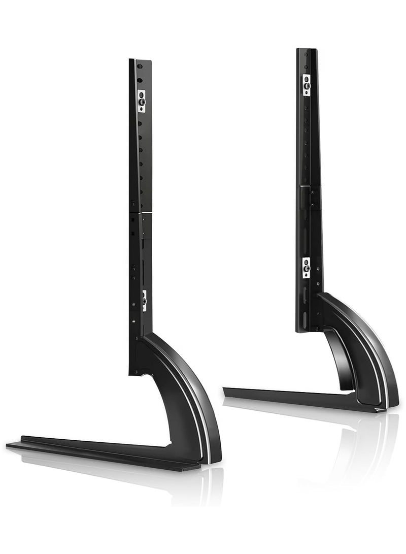 ACPLAY Universal Table Top TV Stand Base/Legs for Most 37-75 inch LCD, LED, Plasma Flat Screen TVs, Height Adjustable Replacement Stand, Holds Up to 45kg (99 lbs), Max VESA 600x400mm - Image 1