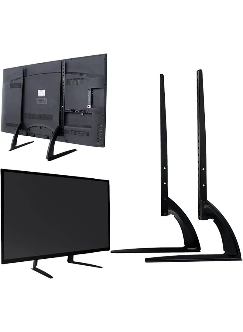 ACPLAY Universal Table Top TV Stand Base/Legs for Most 37-75 inch LCD, LED, Plasma Flat Screen TVs, Height Adjustable Replacement Stand, Holds Up to 45kg (99 lbs), Max VESA 600x400mm - Image 2