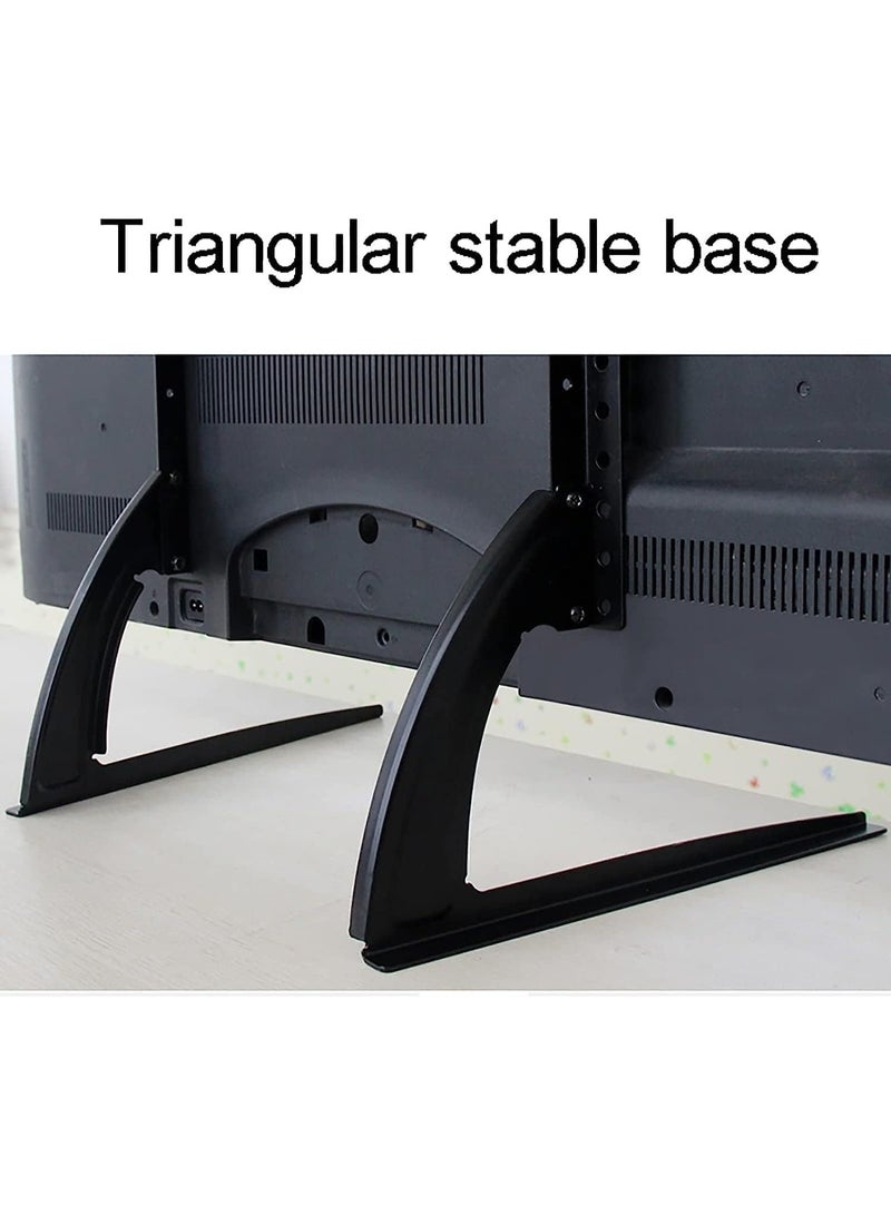 ACPLAY Universal Table Top TV Stand Base/Legs for Most 37-75 inch LCD, LED, Plasma Flat Screen TVs, Height Adjustable Replacement Stand, Holds Up to 45kg (99 lbs), Max VESA 600x400mm - Image 5