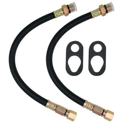 Fenhaliny 510440902 510440902 Engine Drain Oil Changing Hose For FR730V FR651V FS541 16 Length 34 Diameter Compatible With Kawasaki FH FR FS FT FX and Kubta Z122RBlack 2 PCS - Image 1