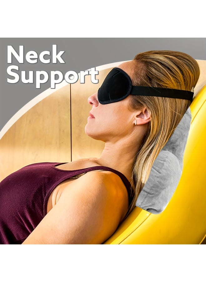 Grey Crystal Velvet Reading Pillow with Multi-Support Design - Ergonomic Sofa Reading Pillow for Neck, Lower Back & Knee, Versatile Support Pillow for Reading, Relaxing, Pet Use, Soft Crystal Velvet Material with Shape Retention - Image 2