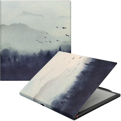 GOVTVA Magnetic Stand Case for Onyx Boox Note Air 5 C/Note Air 4 C/Note Air 3 C (2025/2024/2023 Released) Ultra-Thin Lightweight Leather Cover with Auto Sleep/Wake & Magnetic Closure (Misty Forest) - Image 1