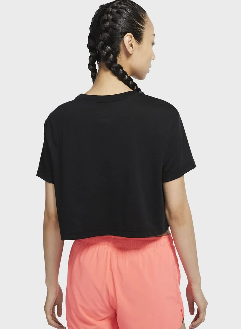 Nike Dri-FIT Goddess Cropped T-Shirt