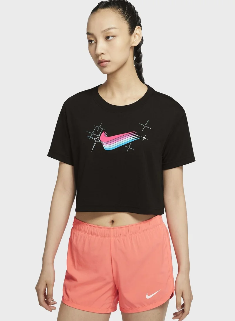 Nike Dri-FIT Goddess Cropped T-Shirt