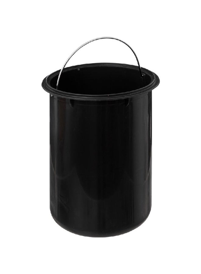 Five Simply Smart Lea Marble Effect Glossy Pedal Bin White and Brown 3 L 174995 - Image 3