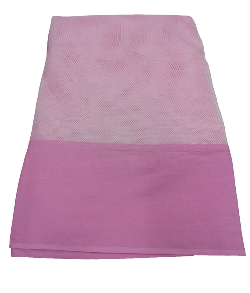 ANS Superfine Mosquito Net for Single Bed | Super Soft Free Airflow | Durable Fold | Stylish Pink | Size: 3.5 x 6.5 ft | Protection from Mosquitoes & Insects - Image 2
