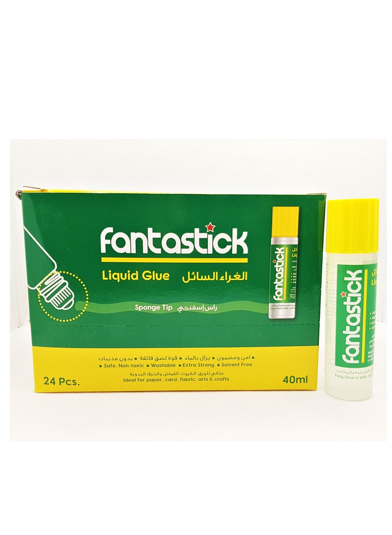 Fantastick غراء سائل غير سام 40 مل - 24 قطعة - Image 1