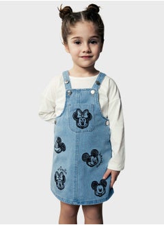 DeFacto Regular Fit Mickey & Minnie Licensed Long Sleeve D  - Image 1
