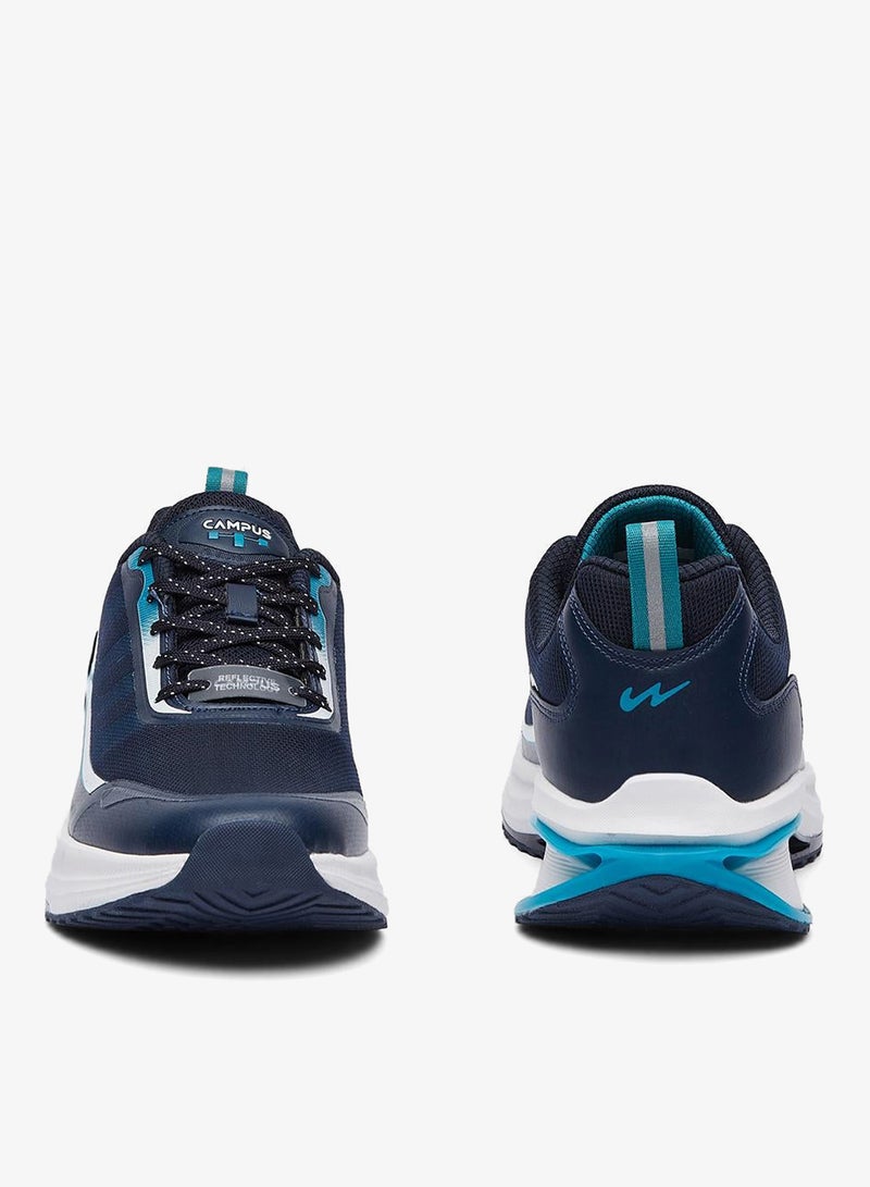 CAMPUS Men’s Navy Sneakers – Dynamic Dual-Tone Design Shoes with Stylish Blue Contrast Detailing - Image 3