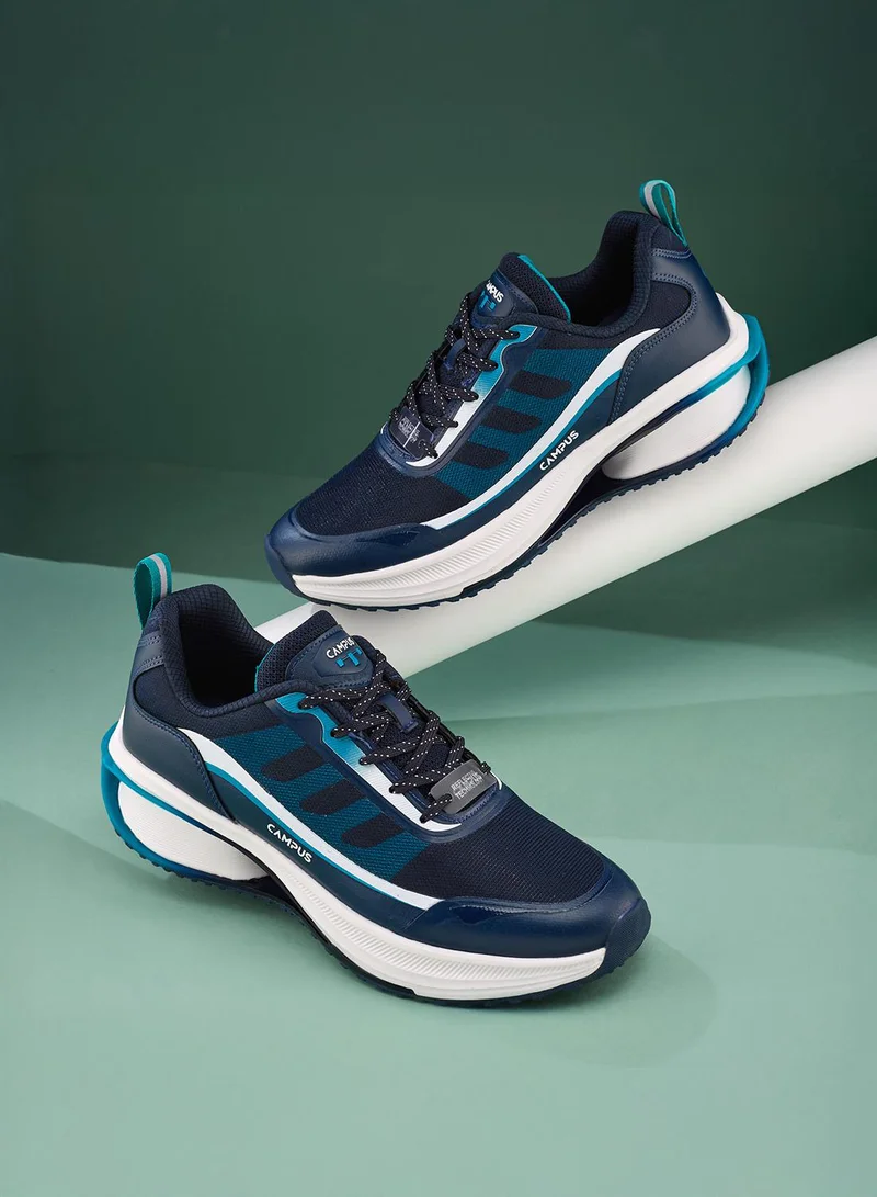 CAMPUS Men’s Navy Sneakers – Dynamic Dual-Tone Design Shoes with Stylish Blue Contrast Detailing
