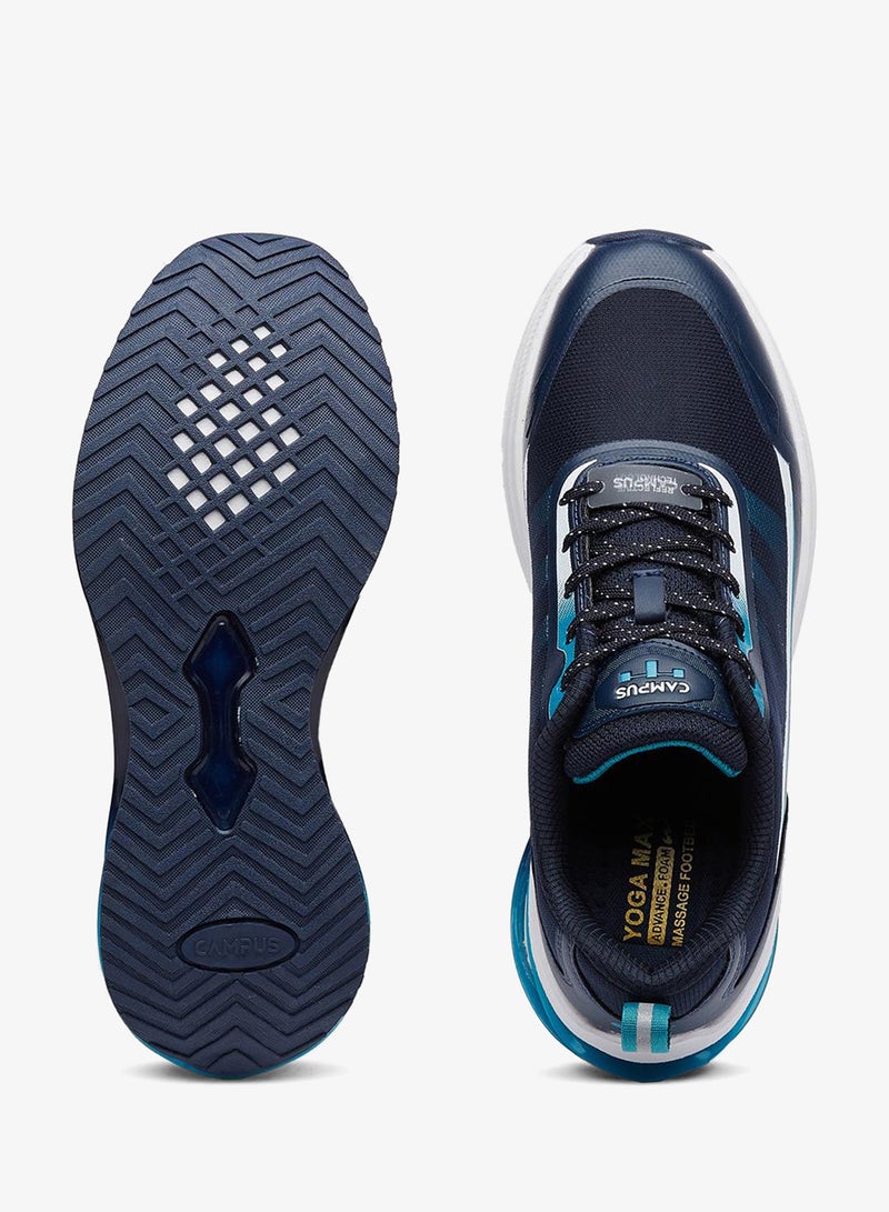 CAMPUS Men’s Navy Sneakers – Dynamic Dual-Tone Design Shoes with Stylish Blue Contrast Detailing - Image 4