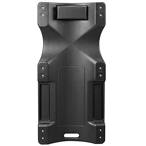 BIG RED ATRP6240BR Blow Molded Plastic Rolling Garage/Shop Creeper: 40" Mechanic Cart with Padded Headrest and 6 Casters, 280 LBS, Black - Image 3