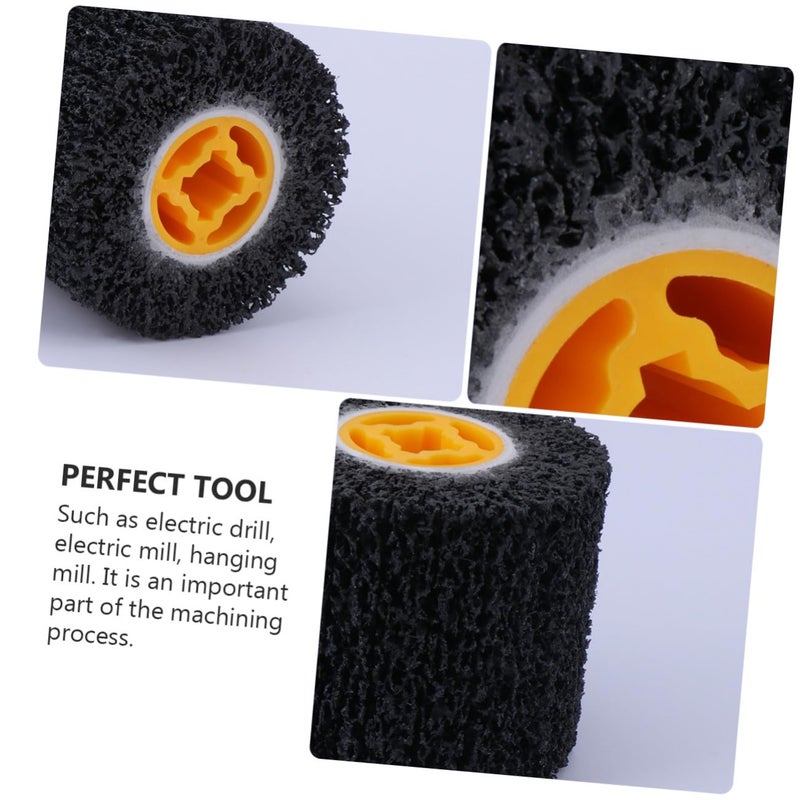 STOBAZA Premium 40# Grinding Wheel Polishing Brush for Drill, Fiberglass Abrasive Polishing Tool Accessory for Metal and Paint Surface Buffing in Power Tool Kit - Image 5