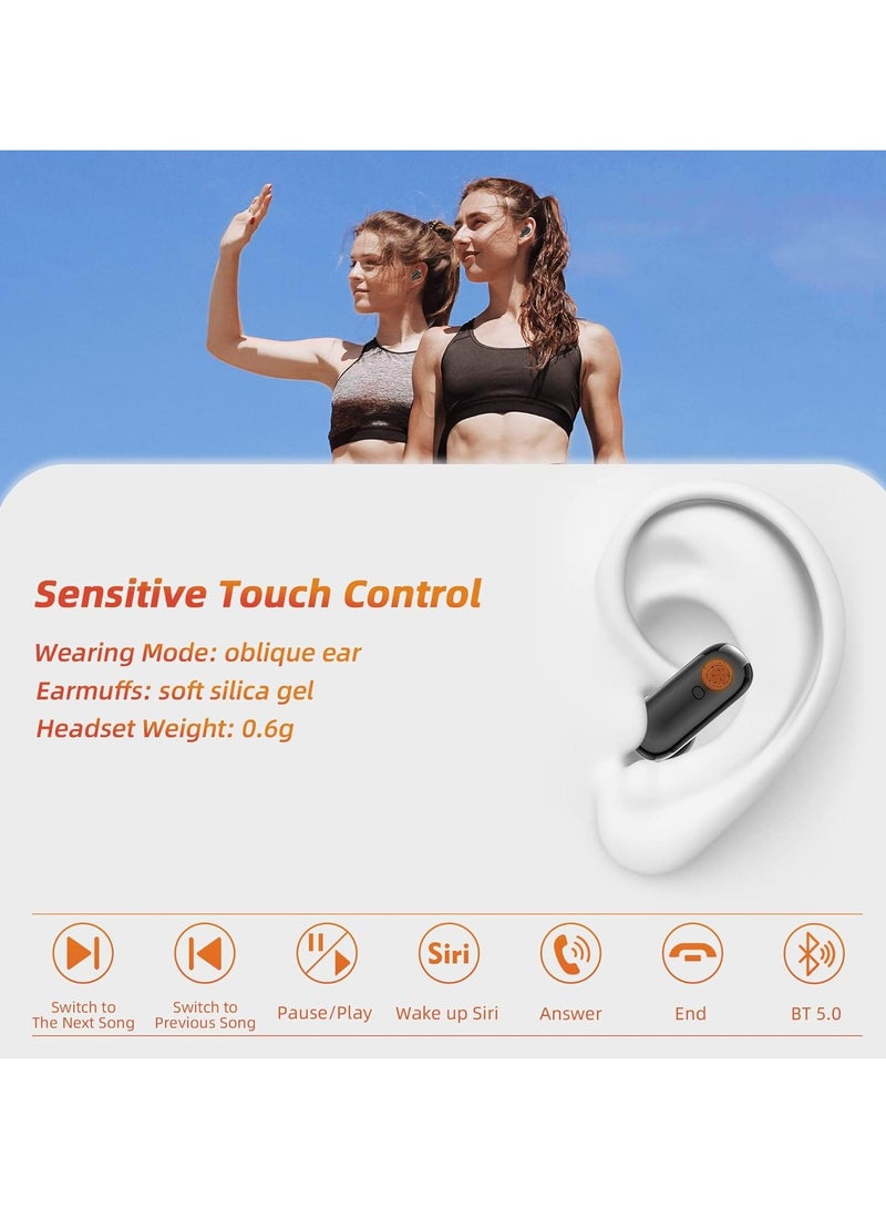 KASTWAVE Smart Watch with Earbuds, 2 in-1 Smart Watch for iPhone Compatible, Blood Pressure Watch Pro for Men, IP X7 Waterproof Fitness Tracker MP3, Voice Recorder, Heart Rate Sleep Monitor, Long Time Standby - Image 5