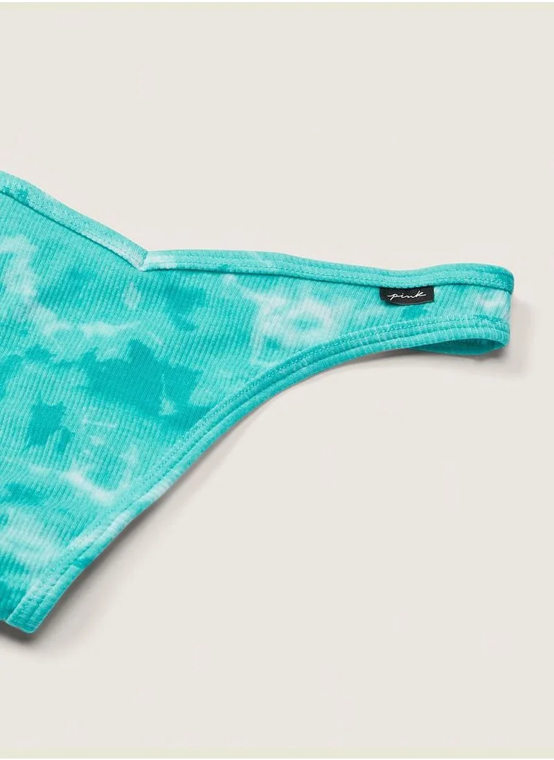 PINK Cotton Thong Underwear