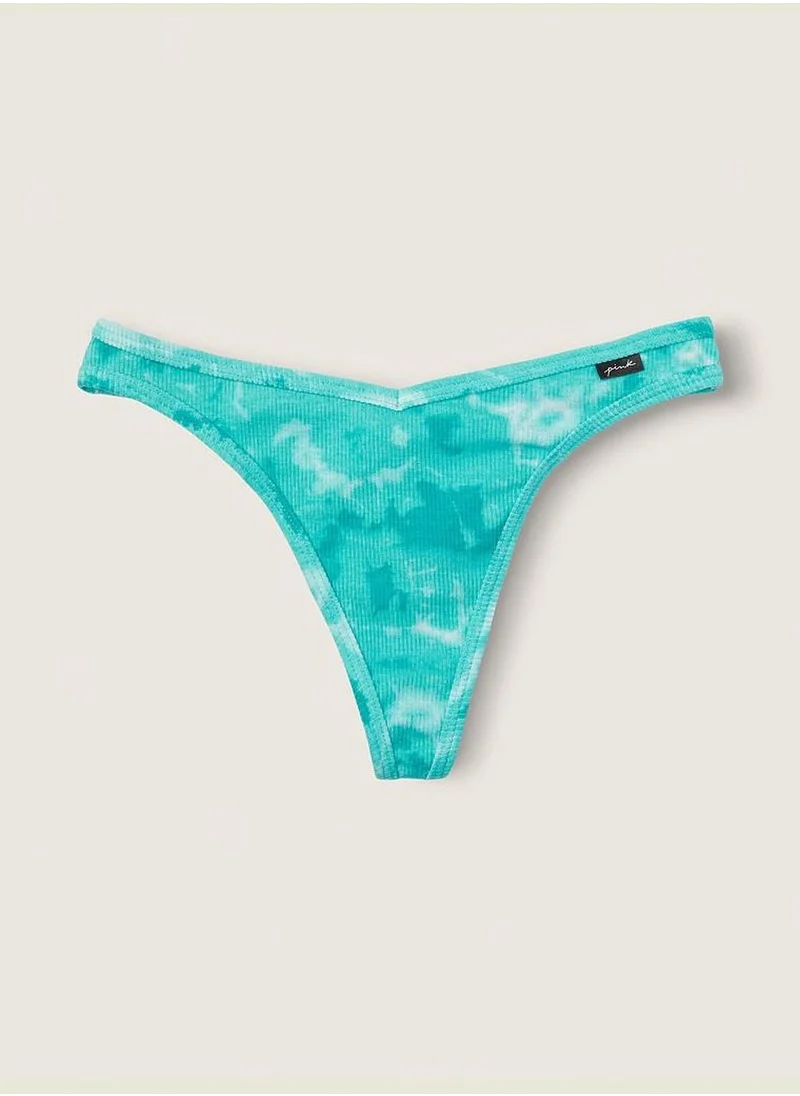 PINK Cotton Thong Underwear
