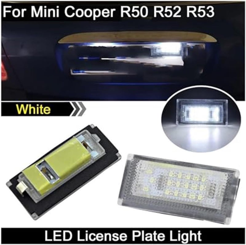 Vuzmode 2Pcs White License Plate Light for MINI - Image 3