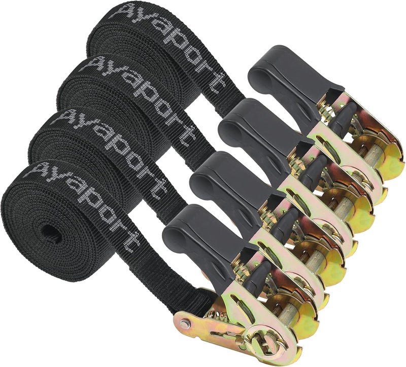 Ayaport Endless Ratchet Strap 2500LBS Break Strength - 10'x1' Ratcheting Tie Down Straps (No Hook) - Image 1
