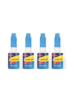 Fevikwik Precision Pro 8 GM Strong all purpose instant glue for accurate repair application on hard to reach places mess free Storable Multiuse pack Pack of 4