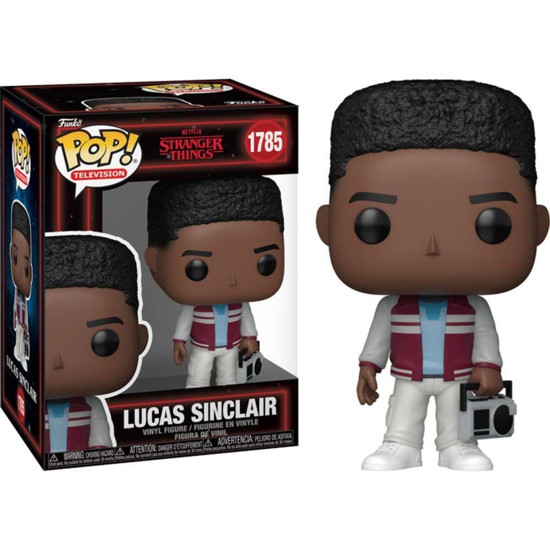 Funko POP! Television Stranger Things Lucas Sinclair With Boombox Vinyl Figure (10.7 cm) - Image 2