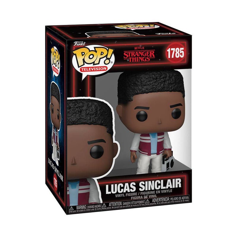 Funko POP! Television Stranger Things Lucas Sinclair With Boombox Vinyl Figure (10.7 cm) - Image 1