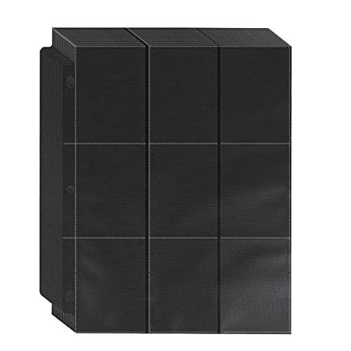 Kitoyz 900 Pockets Trading Card Binder Sleeves, Baseball Card Sleeves Fit for Standard Size Sport Cards, Baseball Card Holder for 3 Ring Binder - Image 1