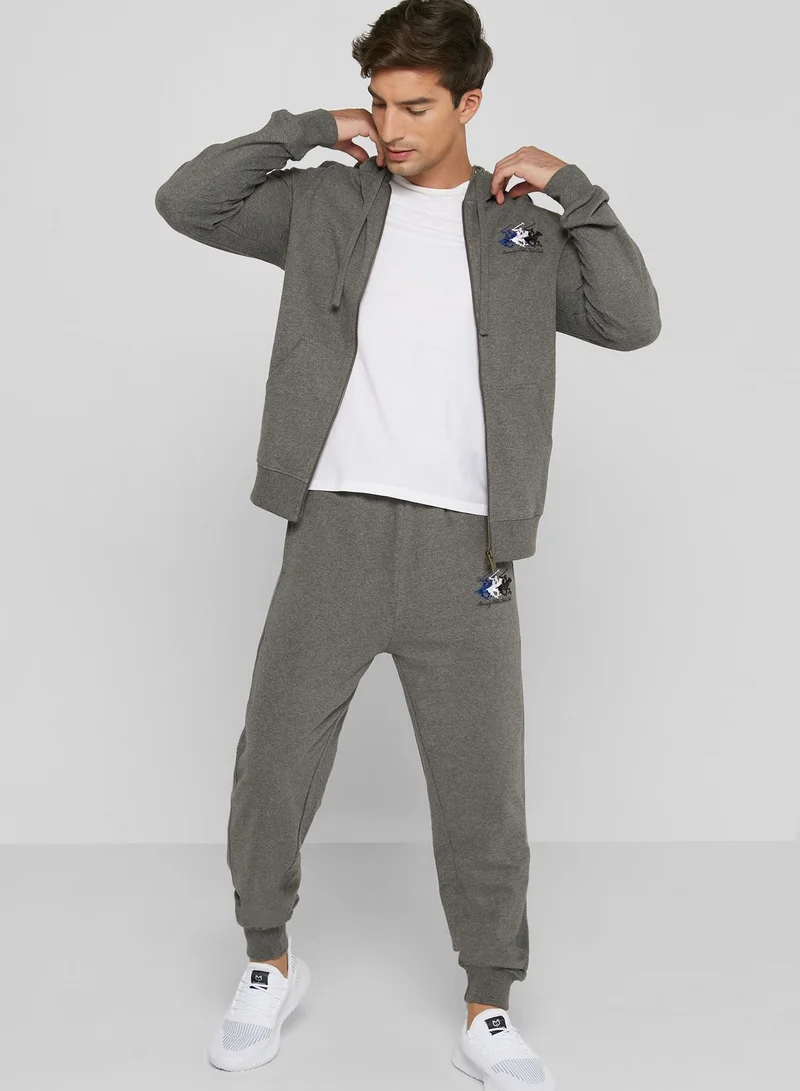 bhpoloclub Logo Cuffed Sweatpants