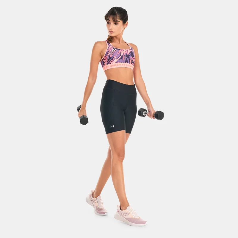 UNDER ARMOUR Women's Armour Medium Support Printed Sports Bra