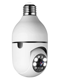 Pan Tilt Security Light Camera V380 130W dpi Smart Wireless WIFI Full Color Bulb Camera 2.4Ghz 360 Degree E27 Panoramic IP Camer