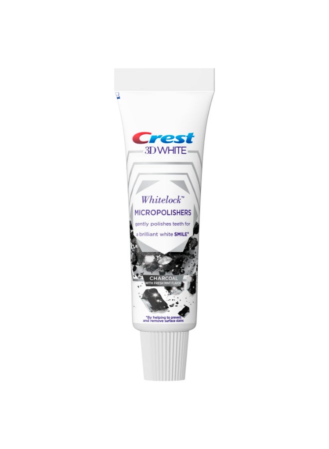 Crest 3D White, Whitelock Micropolishers Whitening Toothpaste with Charcoal, Fresh Mint Flavor, 88ml​ - Image 1